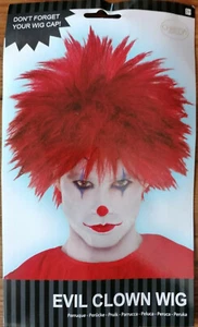 Evil Clown Wig Perücke Halloween Horror Clown Karneval Fasching Amscan  - Bild 1 von 4
