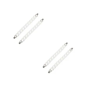 Lot de 2 bracelets couleur AB bébé Miss housse téléphone chaîne sac ornement - Photo 1/12