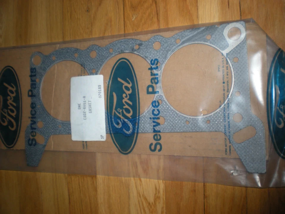 NOS 1988 1989 FORD TAURUS 3.8L CYLINDER HEAD GASKET E8DZ-6051-A - Image 1 of 2