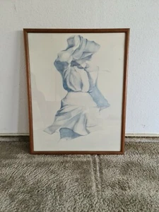 Gemälde Rosamond gerahmt 58 x 74 cm - Bild 1 von 1