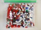 1000+ Pony Beads For Craft Projects - Lots Of Red And White