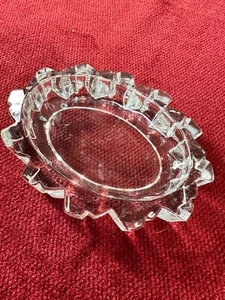 Vintage Avon Ashtray/Soapholder Cut Crystal Oval - Picture 1 of 5