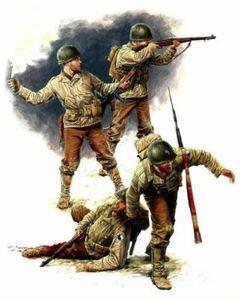 US Infantry (3. Juli 1944) (4 Figuren), WWII Ära 1/35 MasterBox 3521 - Bild 1 von 3