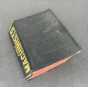 Vintage AUDELS MACHINIST and Tool Makers Handy Book by Frank Graham 1941, 1942 - Bild 1 von 15