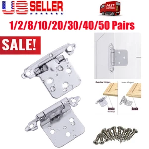 Cerniere per armadio cucina 1-50 paia sovrapposte porta autochiudente cerniera per armadio cucina - Foto 1 di 12