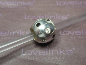 ** Genuine Lovelinks * ROLLING STONES BLACK CZ Charm RRP £35 ** - Bild 1 von 1