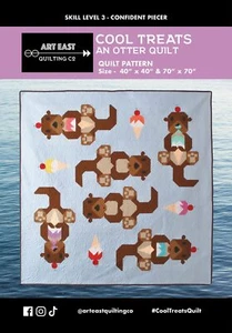 Art East Quilting Co Cool Treats-an Otter Quilt Pattern, Multi - Picture 1 of 2