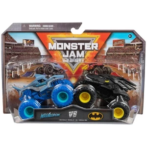 Stadio Confezione Originale Due con Batmobile vs Megalodon Autentici Camion - Foto 1 di 24