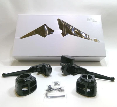 Cilindro maestro de control de manillar deportivo ABS negro 22-0842 V-Twin 2014-2021 W Foto 1 de 4