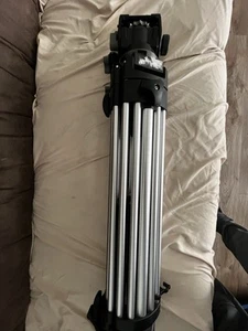 Manfrotto 3460 Head, 3141 Base & Case - Professional Tripod Bundle - Picture 1 of 11