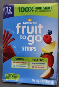 sunrype fruit to go stips numero 72 (la scatola è leggermente danneggiata) - Foto 1 di 3