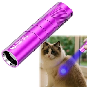 UV Flashlight Portable Ultraviolet Light Torch Black Light Pet Urine Detect GX - Picture 1 of 26