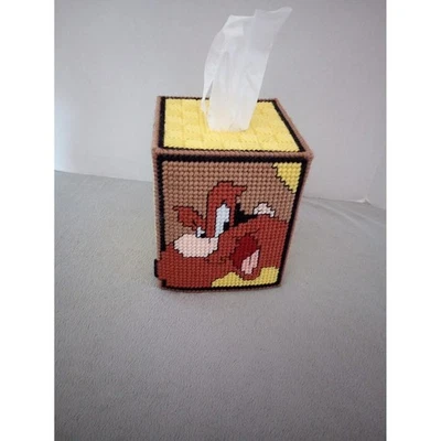 Handmade Yosemite Sam Tissue Box Cover Plastic Canvas Cartoon Character - Image 1 of 2