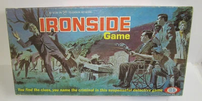Juego de mesa IRONSIDE RARO IDEAL 1967 NBC programa de televisión Raymond Burr completo Foto 1 de 4