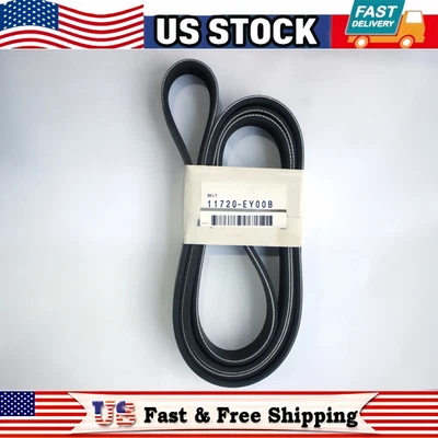 Correa de transmisión serpentina genuina OEM Nissan Infiniti 11720-EY00B 11720-EY00A EE. UU. Foto 1 de 4