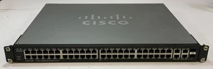 Cisco SG300-52MP 52-Port Gigabit PoE Managed Network Switch, Gray "X3B" - Picture 1 of 4