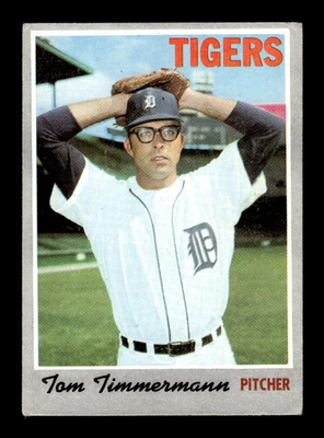 1970 Topps # 554 Tom Timmermann Card Detroit Tigers - Image 1 of 2