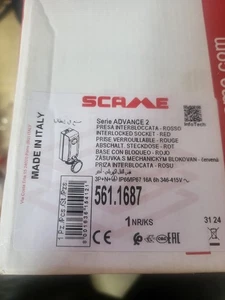 SCAME ADVANCE 2 16A 3P+N+E 415V Verriegelte Steckdose 561.1687 IP66/67 - Bild 1 von 5