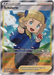 Pokémon Estudiante Arte Completo Ataque de Fusión 273/264 NM Alemán - Imagen 1 de 1