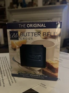The Original Butter Bell Crock by L Tremain French Beurre Keeper Navy Matte - Picture 1 of 3