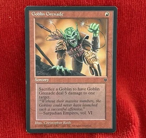 MTG Goblin Grenade (Rush) Fallen Empires Regular Red - Picture 1 of 2