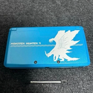 Nintendo 3DS Monster Hunter 4 Hunter Pack Blue Console Only Limited Edition - Picture 1 of 4