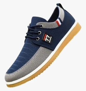 Herren Canvas Schuhe Weiche Sohlen Fahrschuhe für Männer Turnschuhe Freizeitschuh Gr. 12 T13 - Bild 1 von 5