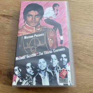 MICHAEL JACKSON - The Legend Continues (VHS) Elizabeth Taylor + Sammy Davis Jr - Picture 1 of 3