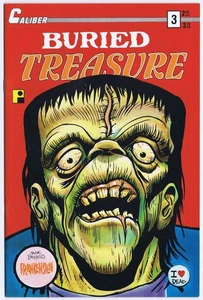 Frazetta de madera Buried Treasure # 3 EE. UU. 1990 MUY ALTA CALIDAD - Imagen 1 de 1