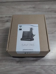 Plantronics Savi W745-M Wireless Headset System 86507-21 - Zdjęcie 1 z 11