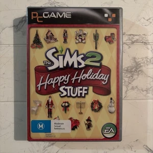 The Sims 2 Happy Holiday Stuff PC Video Game DLC Expansion - Complete - Mint - Picture 1 of 4