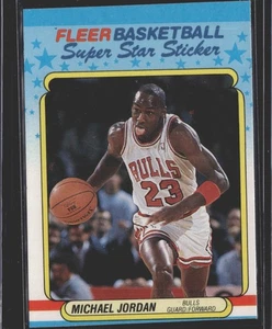 1988-89 Fleer Michael Jordan Sticker - Bild 1 von 2