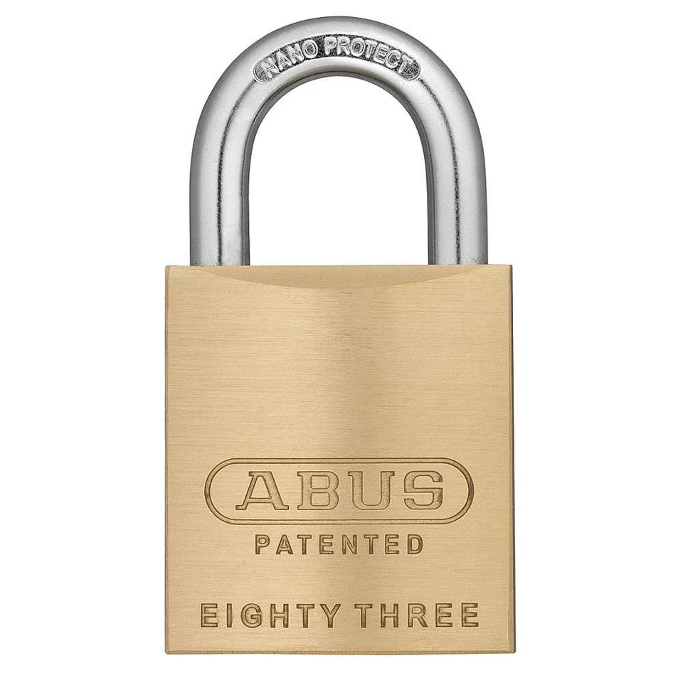 ABUS 83/45 RK KD-300 Keyed Padlock, 59/64 in,Rectangle,Gold 3TMW3 - Image 1 of 1