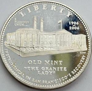 2006-S $1 Old San Francisco Mint Commemorative Silver Dollar Unc #14212 - Picture 1 of 3