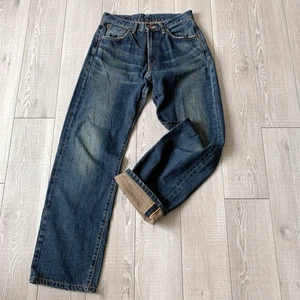 Pantalones de mezclilla rectos con ribete EDWIN 505X para hombre W30 L31 cremallera mosca hechos en Japón dobladillo - Imagen 1 de 17