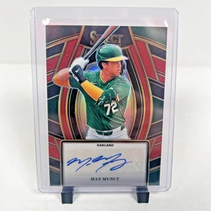2024 Panini Select MLB Max Muncy Black Red Prizm #SS-MM Autograph /99 Athletics - Bild 1 von 6