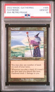 PSA 10 Ed. Retro Frame #485 MTG Magic:The Gathering Fastbond 30th Anniversary EN - Picture 1 of 4
