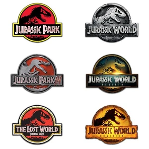 Jurassic World Rebirth Room Decor and Party Decoration Pack 6 Double Sided Logos - Picture 1 of 3