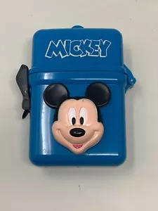 Vintage Mickey Mouse Blue Hard Disney Park Carrying Case - Picture 1 of 4