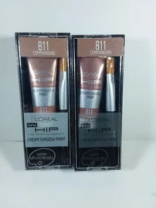 x2 L'oreal loreal Hip High Intensity Pigments Cream Shadow Paint 811 Commanding - Picture 1 of 5