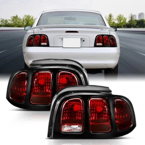 ANZO 321350 for 1994-1998 Ford Mustang Taillight Dark Red Lens (OE Style) - Foto 1 di 7