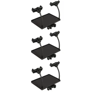 3 Count Regalfach Ablage Für Mikrofonstativ Tablett Mikrofonständer - Afbeelding 1 van 12