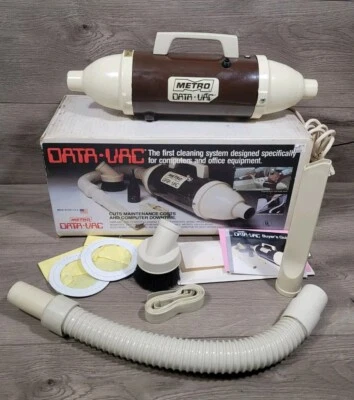 Aspiradora/soplador DataVac MDV-1 vintage con accesorios  Foto 1 de 4