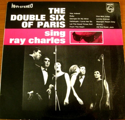 The Double Six Of Paris Sing Ray Charles - Vinyl LP - 1st Pressing - Very Good+  - Image 1 of 4