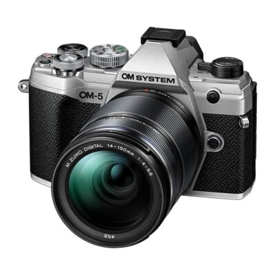 OLYMPUS OM SYSTEM OM-5 Mirrorless Digital Camera 14-150mm II Lens Kit-Silver-New - image 1 of 4