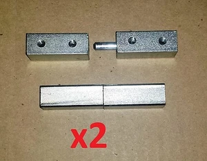 2 Stück/1 Paar Block Take Apart Scharnier Zink Stahl 3-1/2 Anschweißen Stecker/Buchse GW156 - Bild 1 von 1