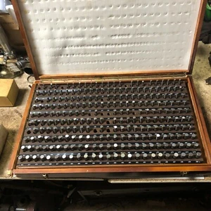 MACHINIST LATHE TOOL MILL Very large NuLine Pin Plug Gage Set in Case - Picture 1 of 12