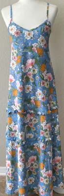 Vestido SMITH & QUINN $176 Abigail Caléndula Floral Maxi Correa de Espagetti en Niveles S Foto 1 de 4