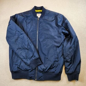 Mossimo supply co Bomber jacket Mens Medium Navy Blue - Picture 1 of 11