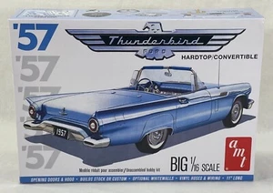 '57 Thunderbird Hardtop Convertible (AMT Big 1/16 Scale) Open Box Car Model - Picture 1 of 12
